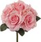 12-Pack: Pink Rose Bouquet with 6 Silk Flowers & Foliage, Floral Home by Artificial Flowers